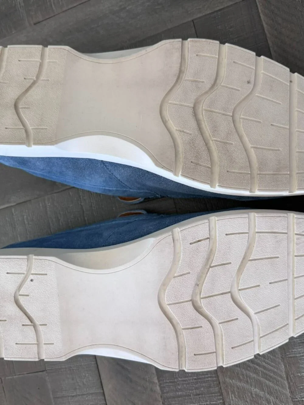 Nordstrom Harrison Casual Loafer Blue Skyway Orthotic Suede Leather Men's 11.5 M